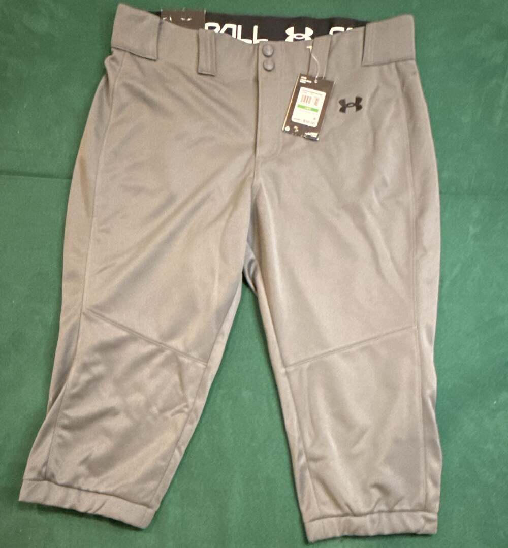 Under Armour Women's Utility Softball Pant 22 Gray Size Large NWT